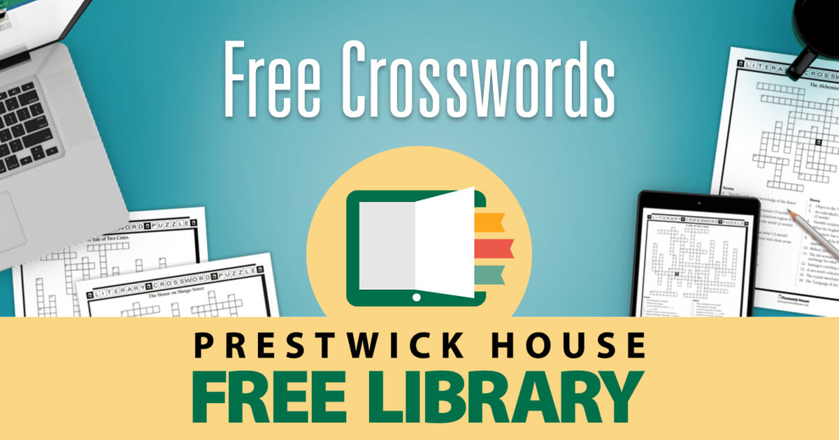 Free Crossword Puzzles English Teacher's Free Library Prestwick House